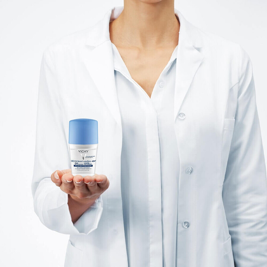 Vichy Desodorante Minéral 48h Roll-on Piel Sensible o Depilada 2x50ml Vichy Desodorante Minéral 48h Roll-on Piel Sensible o Depilada 2x50ml
