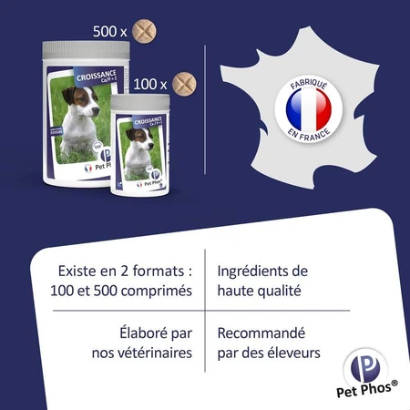 Ceva Pet Phos Growth Ca/P=2 puppy 100 tablets