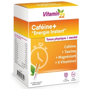 Vitamin'22 Caffeine+ Instant Energy 14 sticks