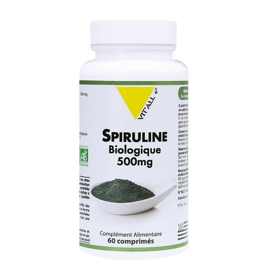 Cumpără Vit'All+ Spirulină organică 500mg 60 capsule Vit'All+ Spirulină organică 500mg 60 capsule
