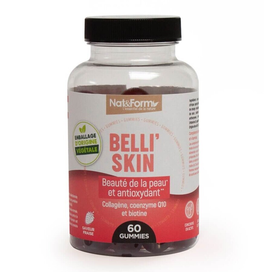 Nat&Form Activ Belliskin Strawberry Flavor 60 Gummies