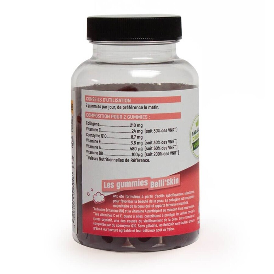 Nat&Form Activ Belliskin Strawberry Flavor 60 Gummies