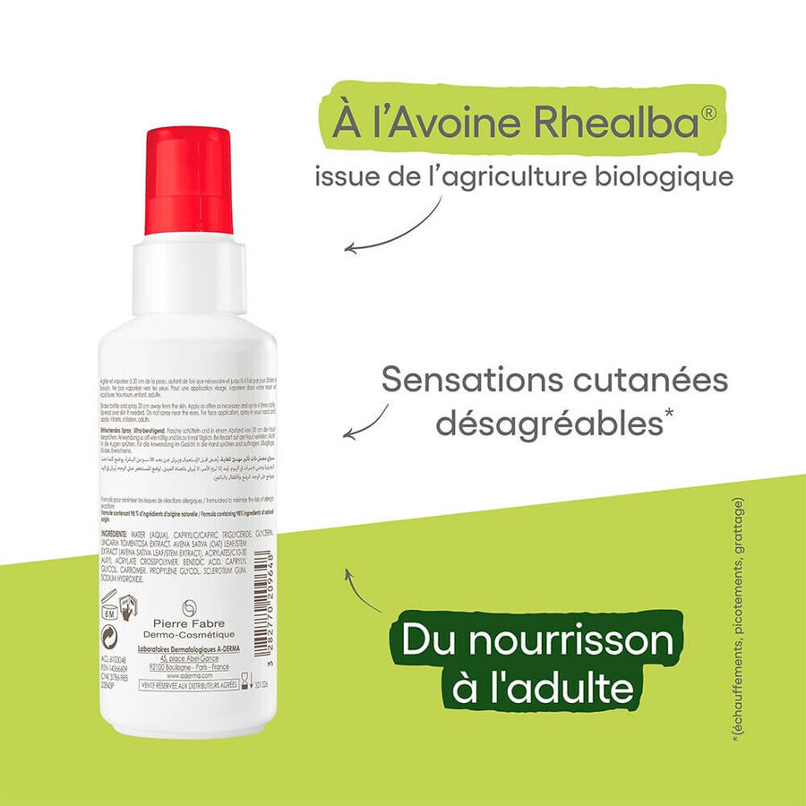 A-Derma Cutalgan Spray Rafraichissant Ultra-calmant 100ml A-Derma Cutalgan Spray Rafraichissant Ultra-calmant 100ml