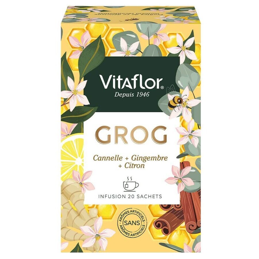 Vitaflor Invigorating Infusion of Grog 20 bags