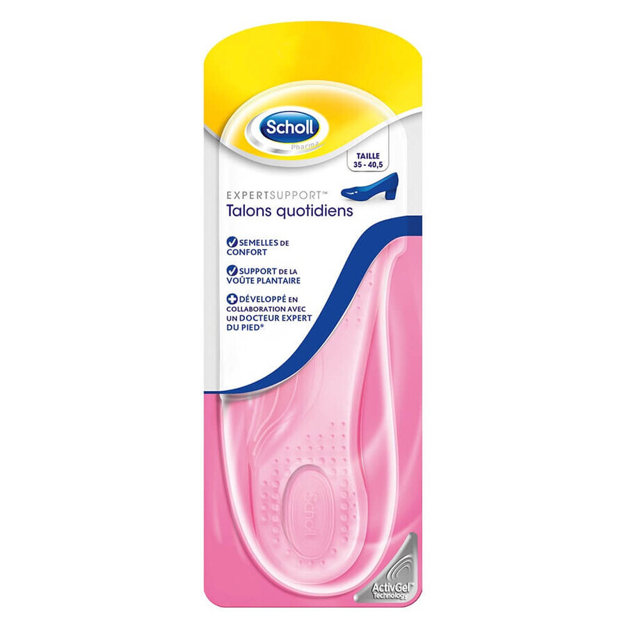 Scholl Comfort Inlegzolen Daily Expert Support Hakken Maat 35-40,5