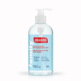 Assanis Family Gel Hydroalcoolique Pompe 500ml
