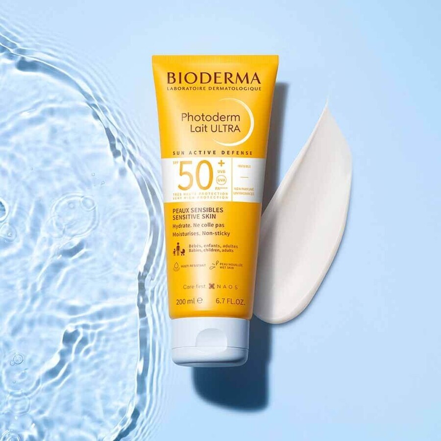 Bioderma Photoderm Lait ULTRA SPF50+ Peaux sensibles 200ml Bioderma Photoderm Lait ULTRA SPF50+ Peaux sensibles 200ml