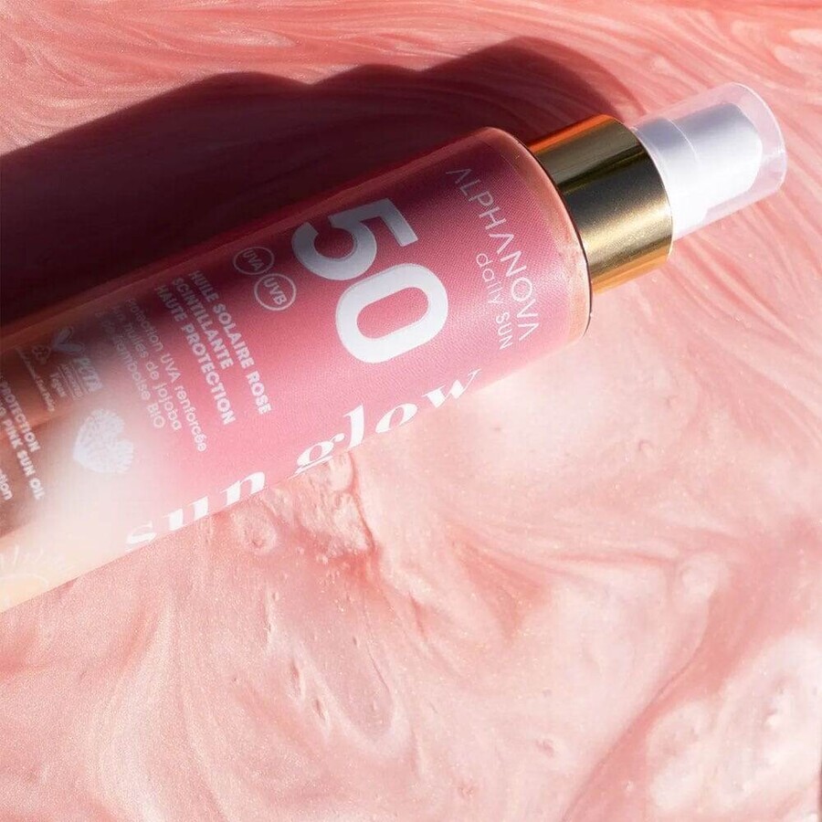 Alphanova Daily Sun Huile Solaire Rose Scintillante SPF50 125ml Alphanova Daily Sun Huile Solaire Rose Scintillante SPF50 125ml