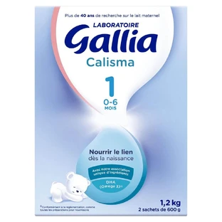Gallia Calisma 1 Leche en Polvo 0-6 meses 2x600g