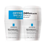 La Roche-Posay Physiological Deodorant 24h Roll-on 2x50ml