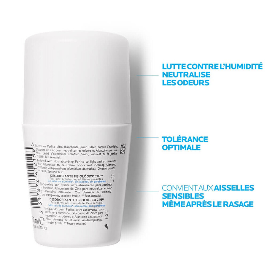 La Roche-Posay Deodoranti fisiologici Deodorante Fisiologico 24h Roll-on 2x50ml La Roche-Posay Deodoranti fisiologici Deodorante Fisiologico 24h Roll-on 2x50ml