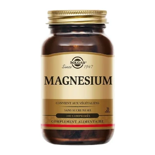 Solgar Magnésium Fatigue Vitalité 100 comprimés