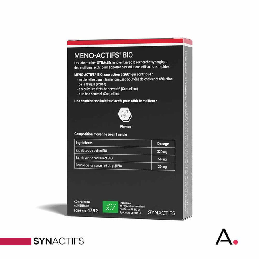 Aragan Synactifs MenoActifs® Bio Menopause x30 capsule