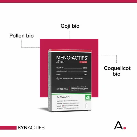Aragan Synactifs MenoActifs® Bio Menopause x30 Kapseln