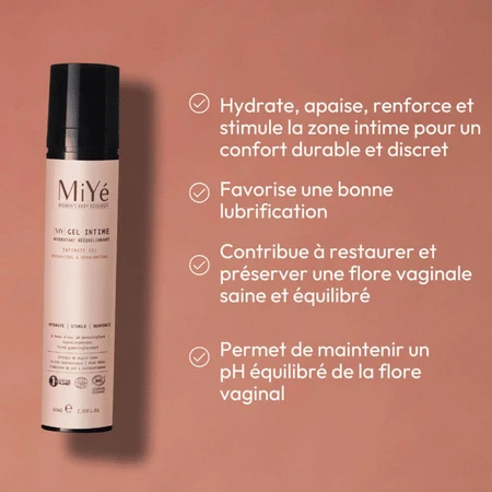 Miyé [My] Gel íntimo hidratante y equilibrante Bio 60 ml