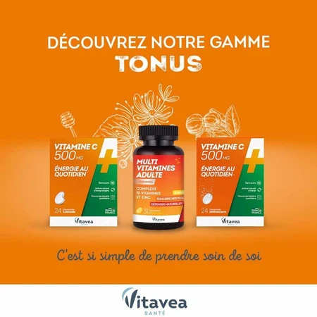 Vitavea Santé Vitamine C 500 mg Dagelijkse energie 40 gummies