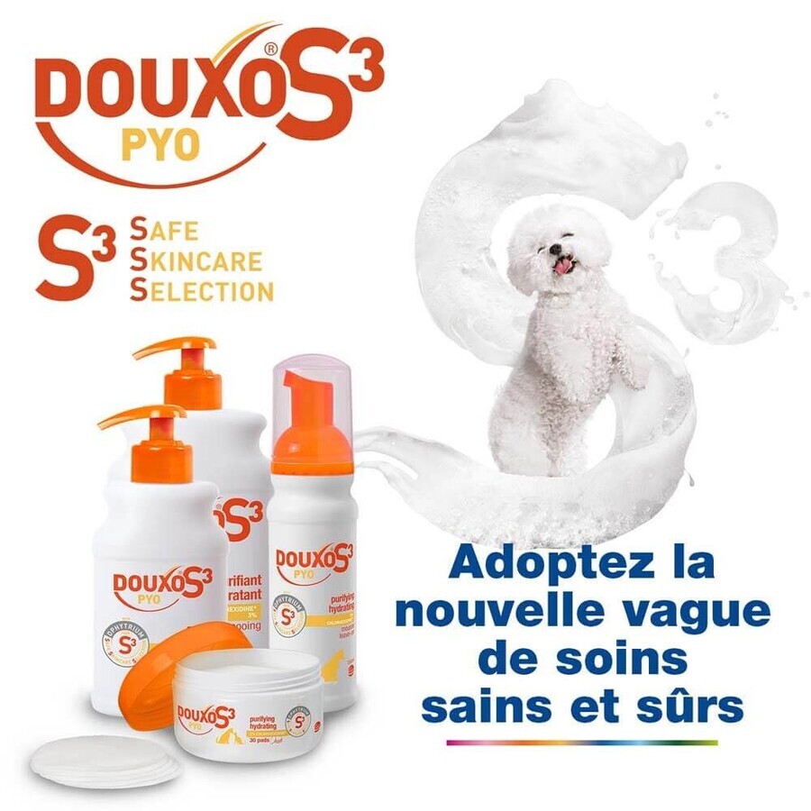 Ceva Douxo Purifying and Moisturizing Shampoo S3 Pyo 3% Chlorhexidine 200 ml Ceva Douxo Purifying and Moisturizing Shampoo S3 Pyo 3% Chlorhexidine 200 ml