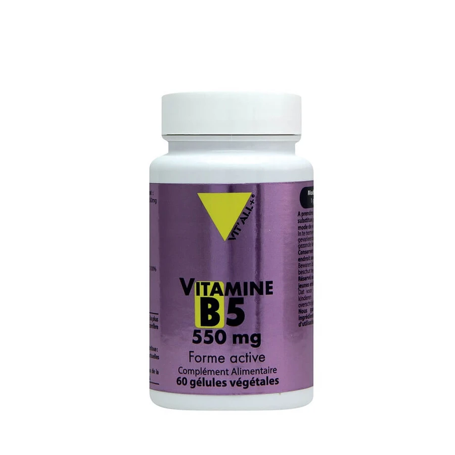 Vit'All+ Vitamins B5 550mg 60 capsules