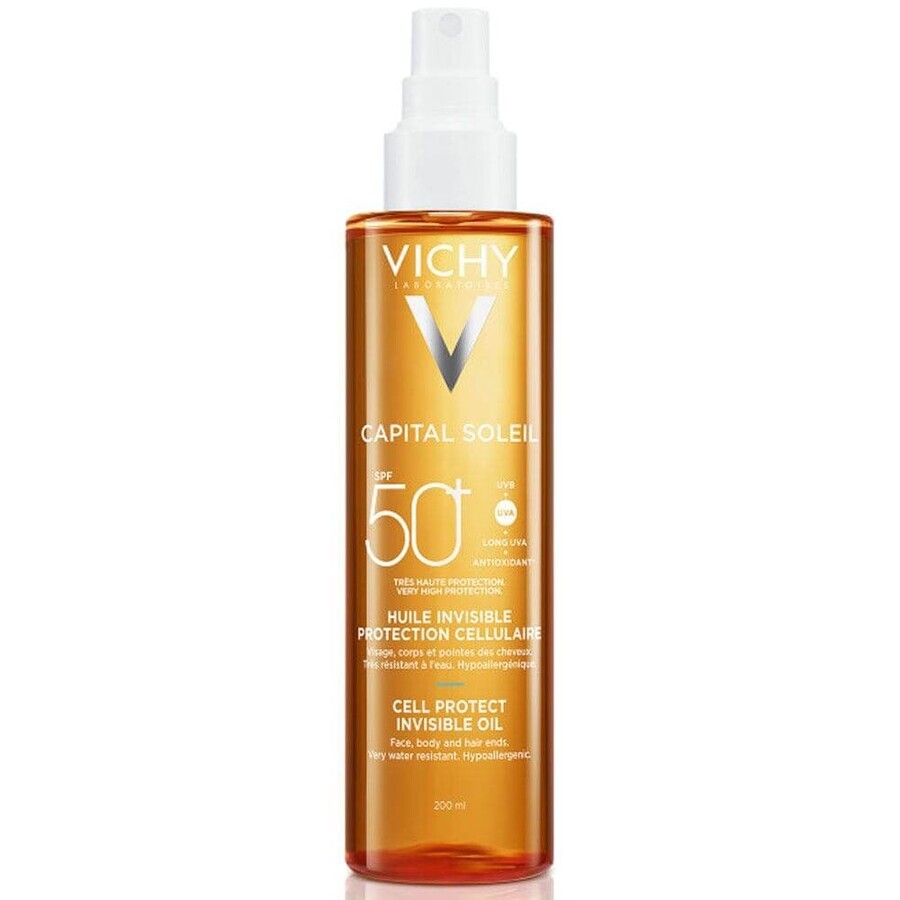 Vichy Capital Soleil Huile Invisible Protection Cellulaire SPF50+ 200ml