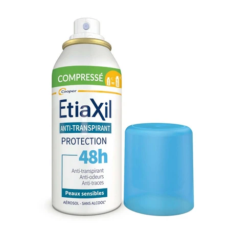 Etiaxil Antiperspirant Gecomprimeerde Deodorant 48h Beschermt Gevoelige Huid 100ml