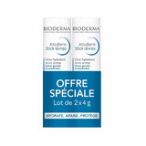 Bioderma Atoderm Schutzstift für trockene und rissige Lippen 3x4g