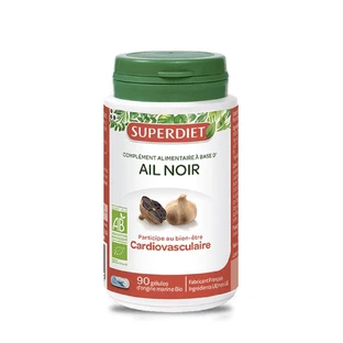 Superdiet Bio Schwarzer Knoblauch 90 Kapseln