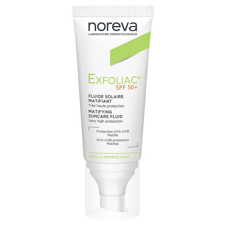 Winkel op Noreva Exfoliac Zonnebrand SPF 50+ 40 ml Noreva Exfoliac Zonnebrand SPF 50+ 40 ml