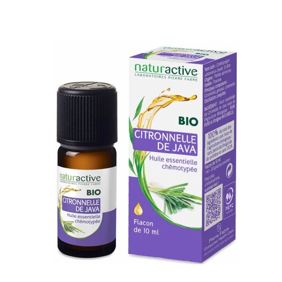 Boutique Naturactive Huile Essentielle Bio Citronnelle De Java 10 ml Naturactive Huile Essentielle Bio Citronnelle De Java 10 ml