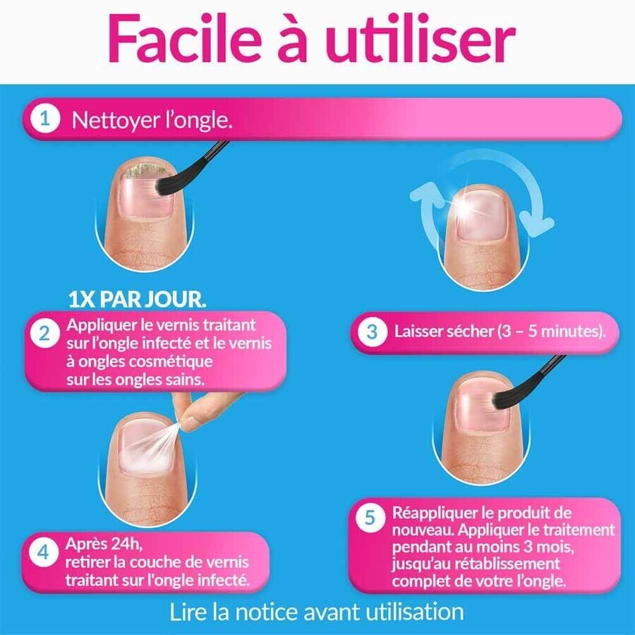 Excilor Nagelpilz Behandlung Starke Nude Färbung 30ml