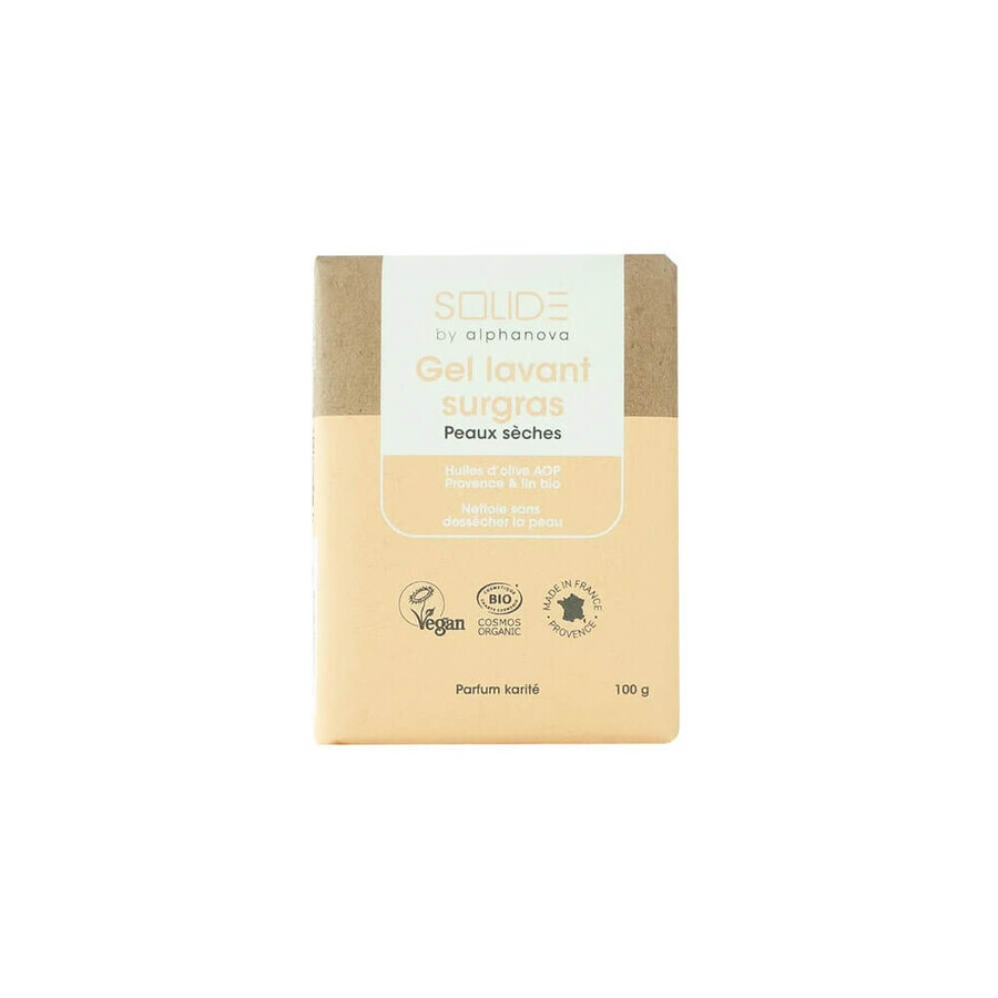 Alphanova Solide Gel lavante supergrasso per pelli secche 100g
