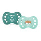 Dodie Protected Animals Anatomical Pacifier 0-6 Months x2