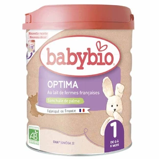 Babybio Optima 1 Bio-Milchpulver 0-6 Monate 800g