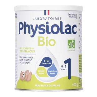 Physiolac Biologisch Melkpoeder Van 0 tot 6 Maanden 400g