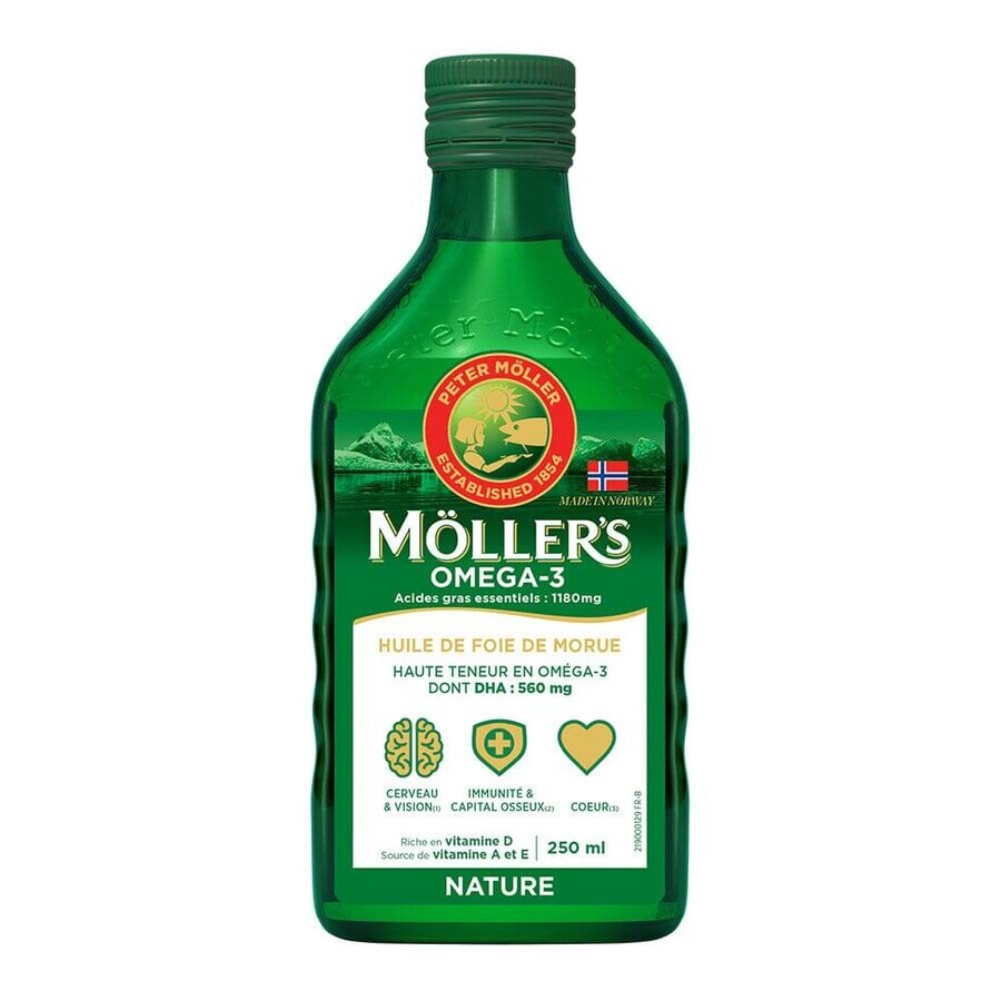 Moller'S Dorschleberöl flüssig ohne Aroma 250 ml