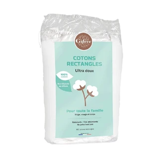 Gifrer Cotons rectangles Ultra doux Pour toute la famille x180