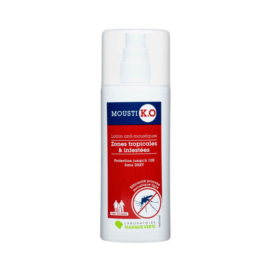 Mousti K.O Lozione repellente per zanzare per aree tropicali e infestate 100ml