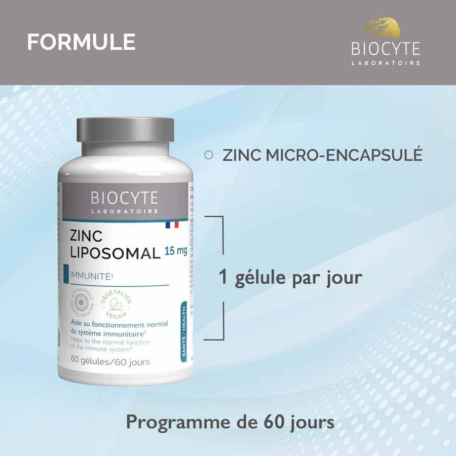 Biocyte Liposomaal Zink 60 capsules