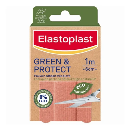 Elastoplast Green & Protect 0% Vendas de látex 10x6 cm