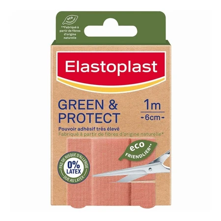 Elastoplast Green & Protect 0% Vendas de látex 10x6 cm