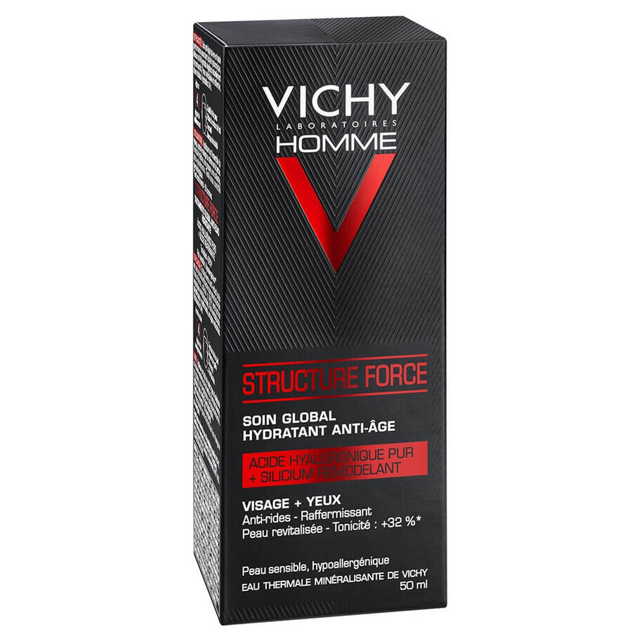 Vichy Uomo Trattamento Anti-eta Idratante Globale Structure Force - 50ml Vichy Uomo Trattamento Anti-eta Idratante Globale Structure Force - 50ml