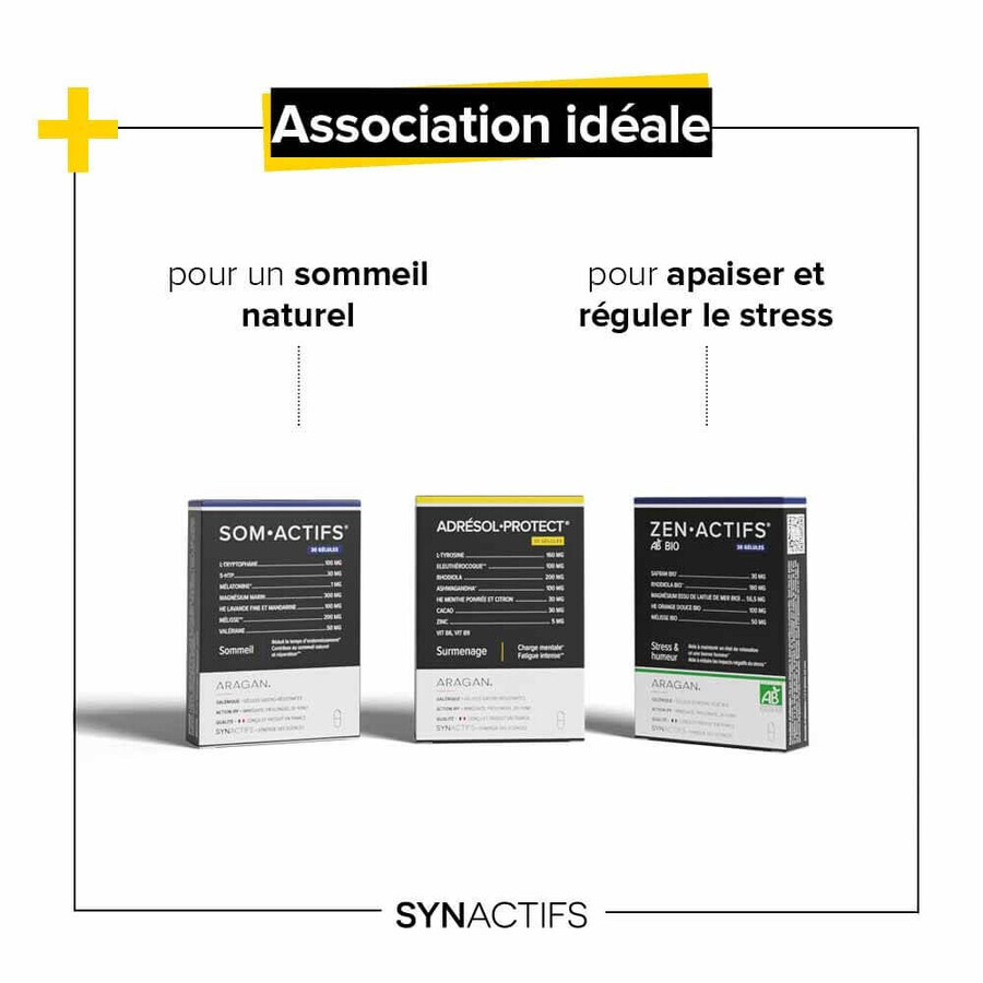 Aragan Synactifs Adrésol Protect Überlastung x30 Kapseln