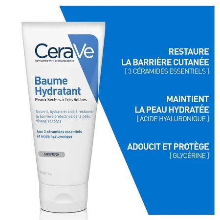 Cerave Bálsamo hidratante corporal para pieles secas y muy secas 50ml