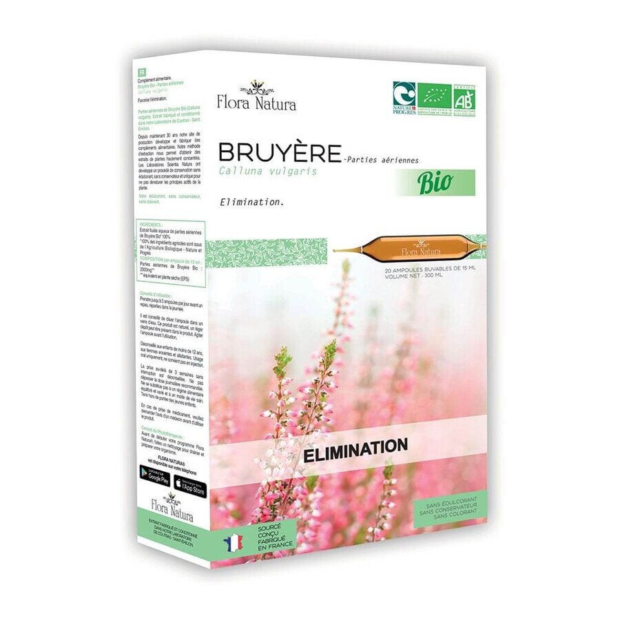 Flora Natura Heather Bio Elimination 20 Fläschchen