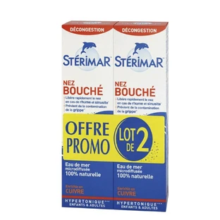 Sterimar Spray Nasal Hipertónico A partir de los 3 meses de edad 3 Años 2x100ml