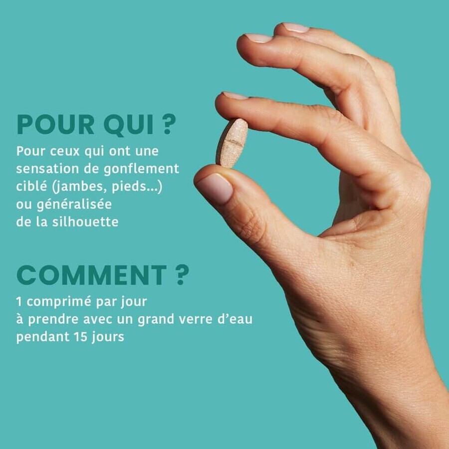 Santarome Organic Water Retention Complément minceur 15 tablets