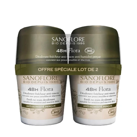 Sanoflore Desodorantes Nuage De Fraicheur Desodorante Bille Efficacite 24h Bio 2x50ml