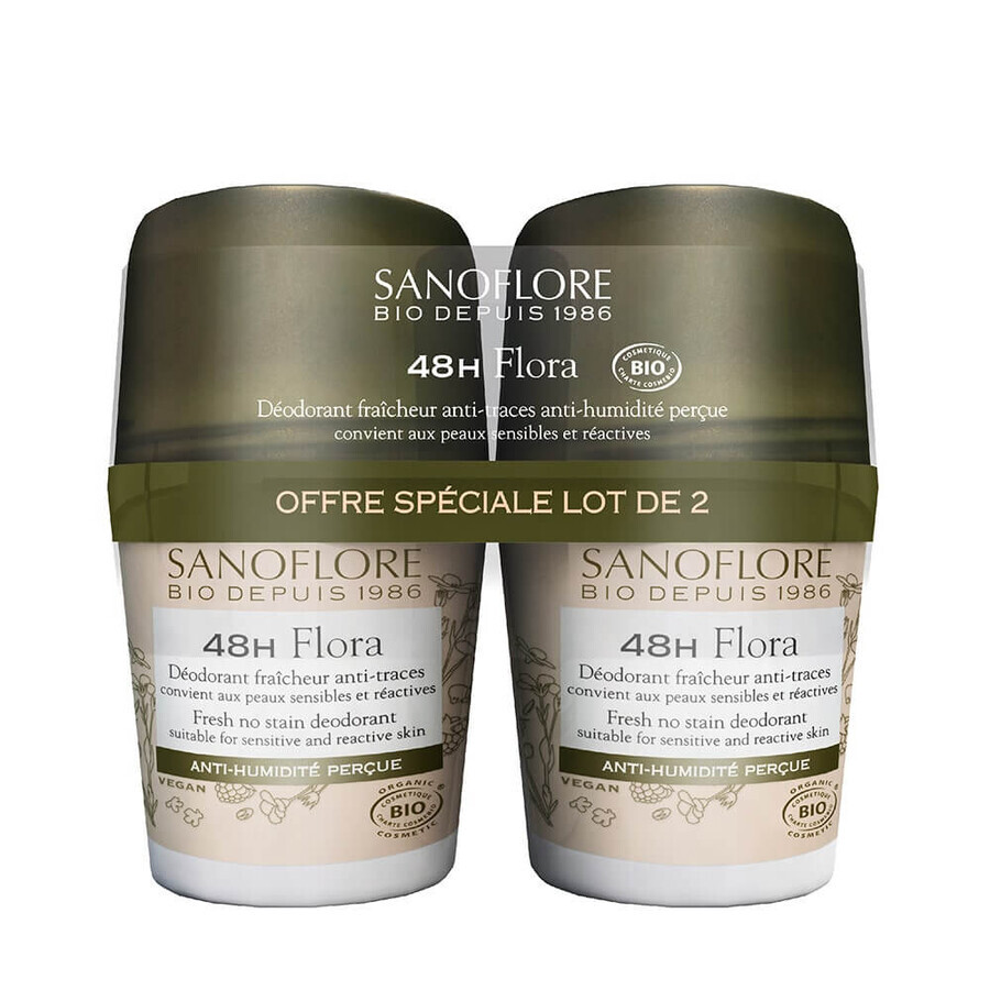 Acquista Sanoflore Deodoranti Nuage De Fraicheur Deodorant Bille Efficacite 24h Bio 2x50ml Sanoflore Deodoranti Nuage De Fraicheur Deodorant Bille Efficacite 24h Bio 2x50ml