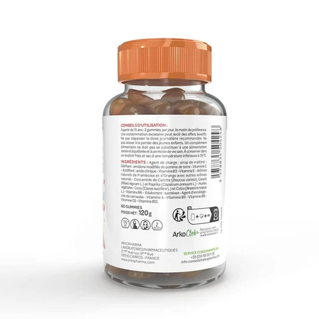 Arkopharma Azinc Multivitaminen 60 suikervrije gummies