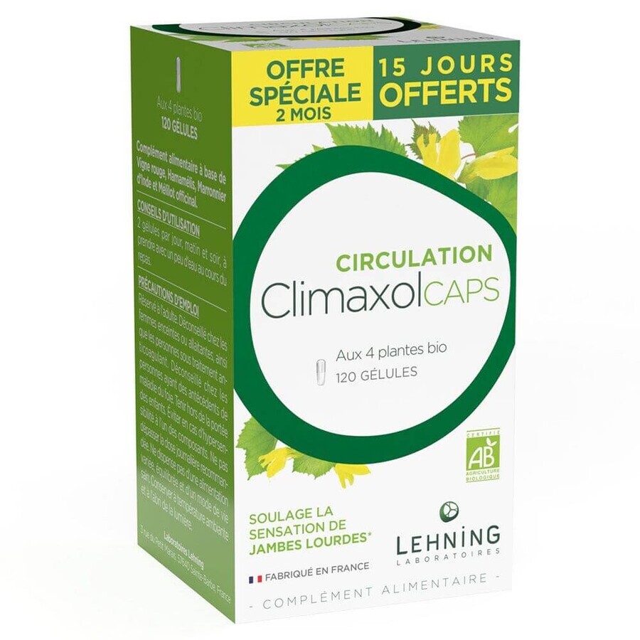 Lehning Circulation Climaxolcaps 120 cápsulas