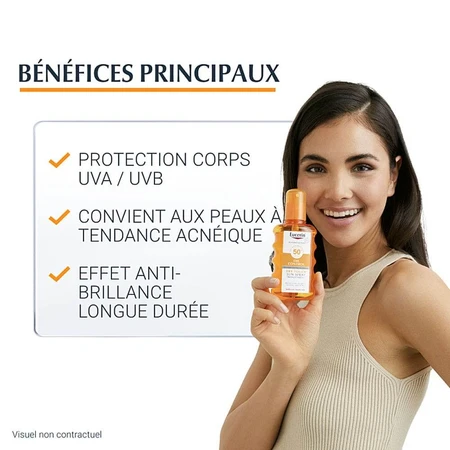 Eucerin Sun Protection Oil Control Sun Spray Transparent SPF50+ 200ml